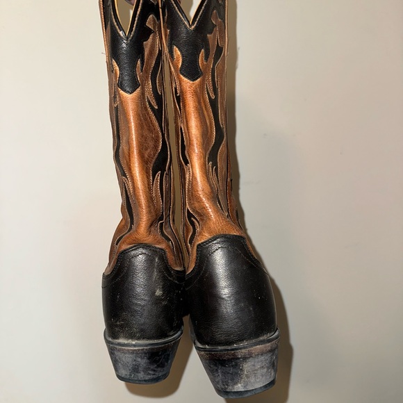Vintage Old West Ladies Cowboy boots - Picture 3 of 4